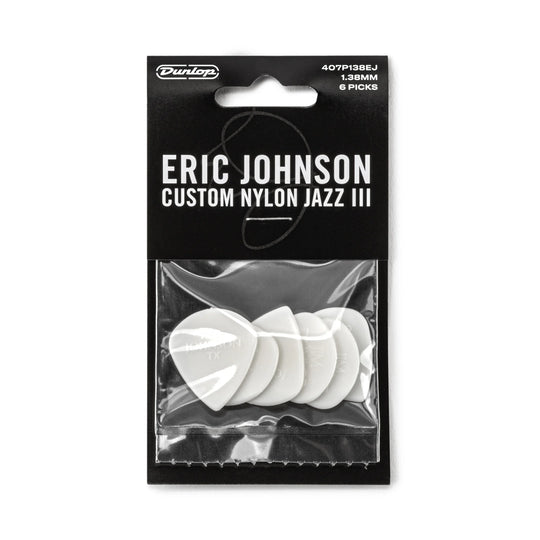 ERIC JOHNSON CUSTOM NYLON JAZZ III PICK 1.38MM 6 PACK