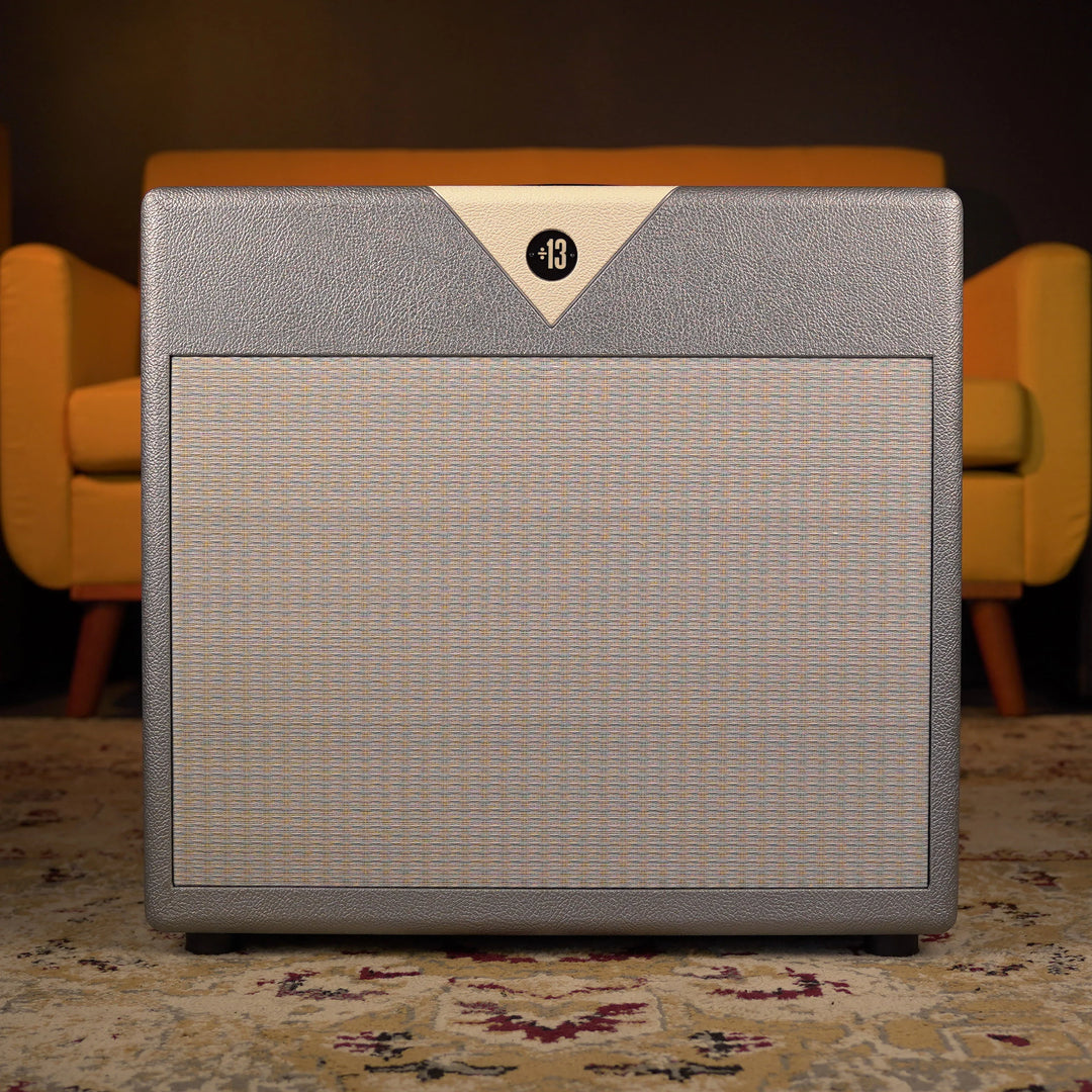 Divided By 13 BTR 23 Combo 1x12 - Silver Tolex w/ Ivory Bronco V