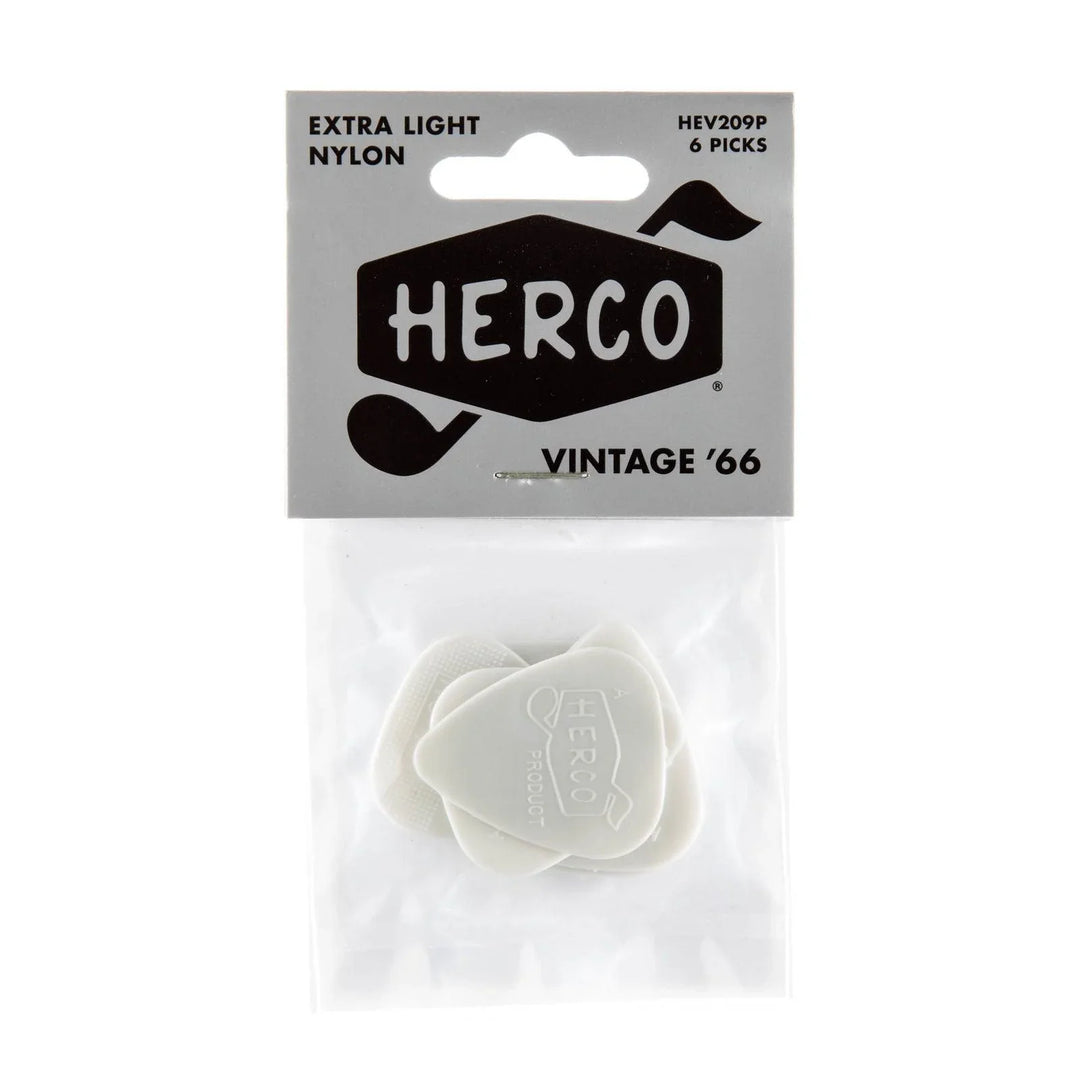 Herco HEV209P VINTAGE '66 PICK EXTRA LIGHT White