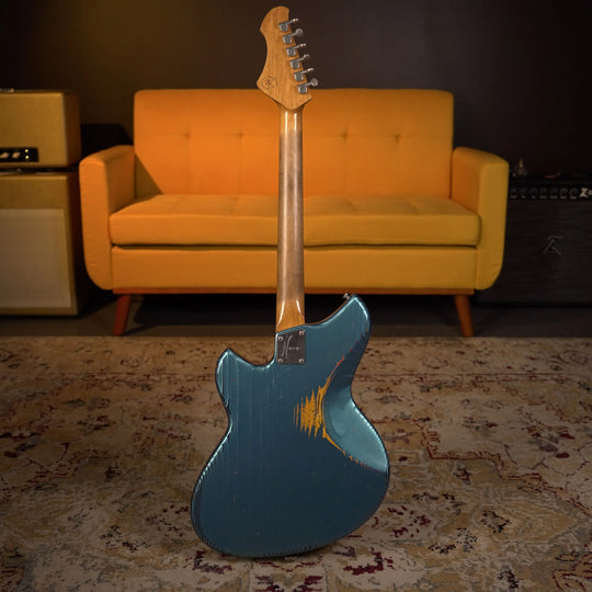 Novo Serus J - Lake Placid Blue over '64 3-Tone Sunburst