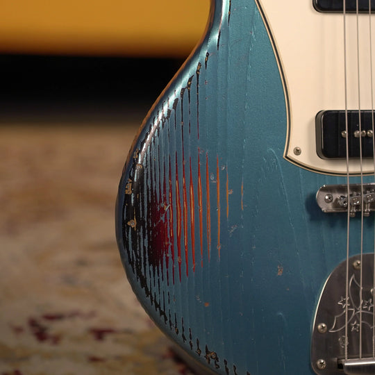 Novo Serus J - Lake Placid Blue over '64 3-Tone Sunburst