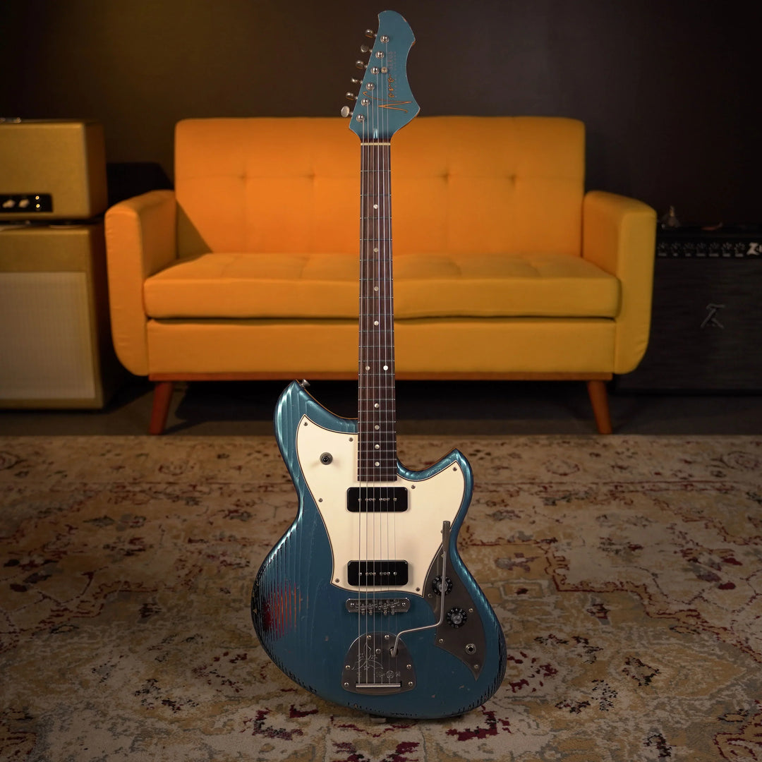Novo Serus J - Lake Placid Blue over '64 3-Tone Sunburst