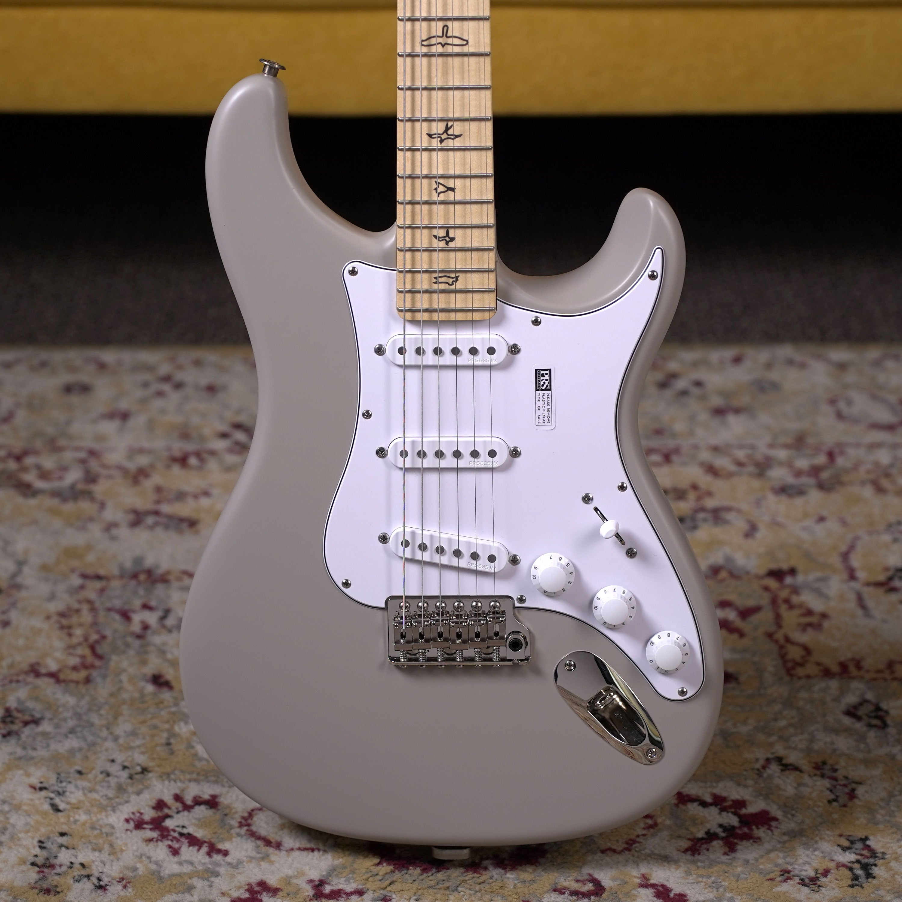 PRS Silver Sky Maple - Moc Sand Satin – High Voltage Guitars