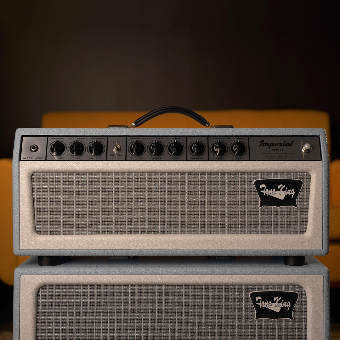 Tone King Imperial Mk II Head with 1x12" Open Back Cab - Baby Blue