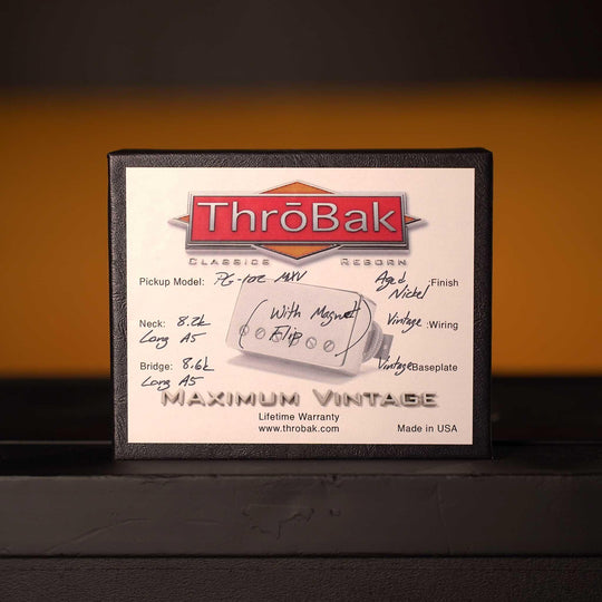ThroBak PG-102 MXV Humbucker Set - Aged Nickel