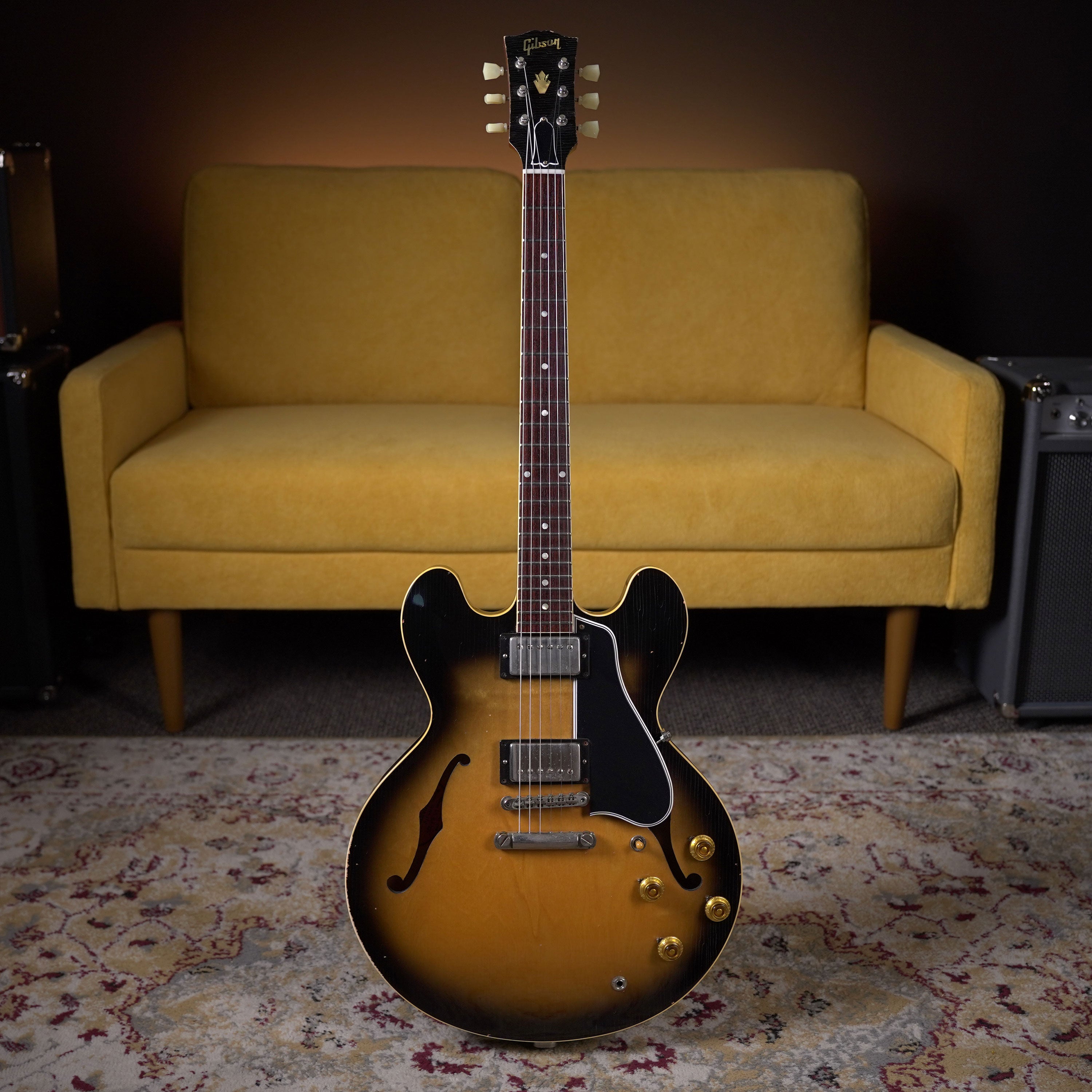 2019 Gibson Custom Heavy Aged '59 ES-335 - Argentine Grey – High