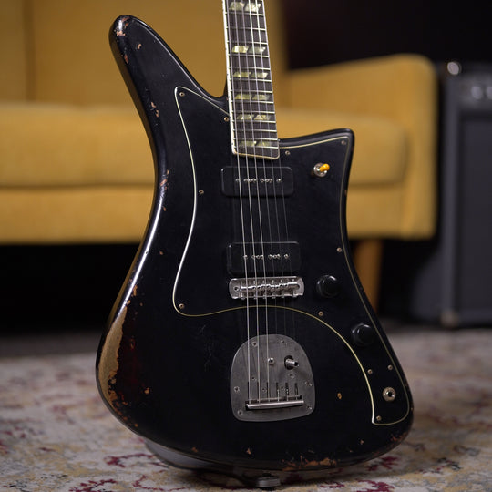 Castedosa Maravilla L-84 - Black Over 3-Tone Sunburst