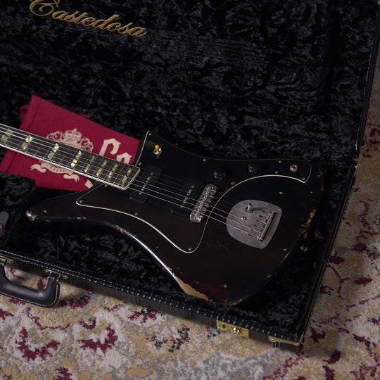 Castedosa Maravilla L-84 - Black Over 3-Tone Sunburst