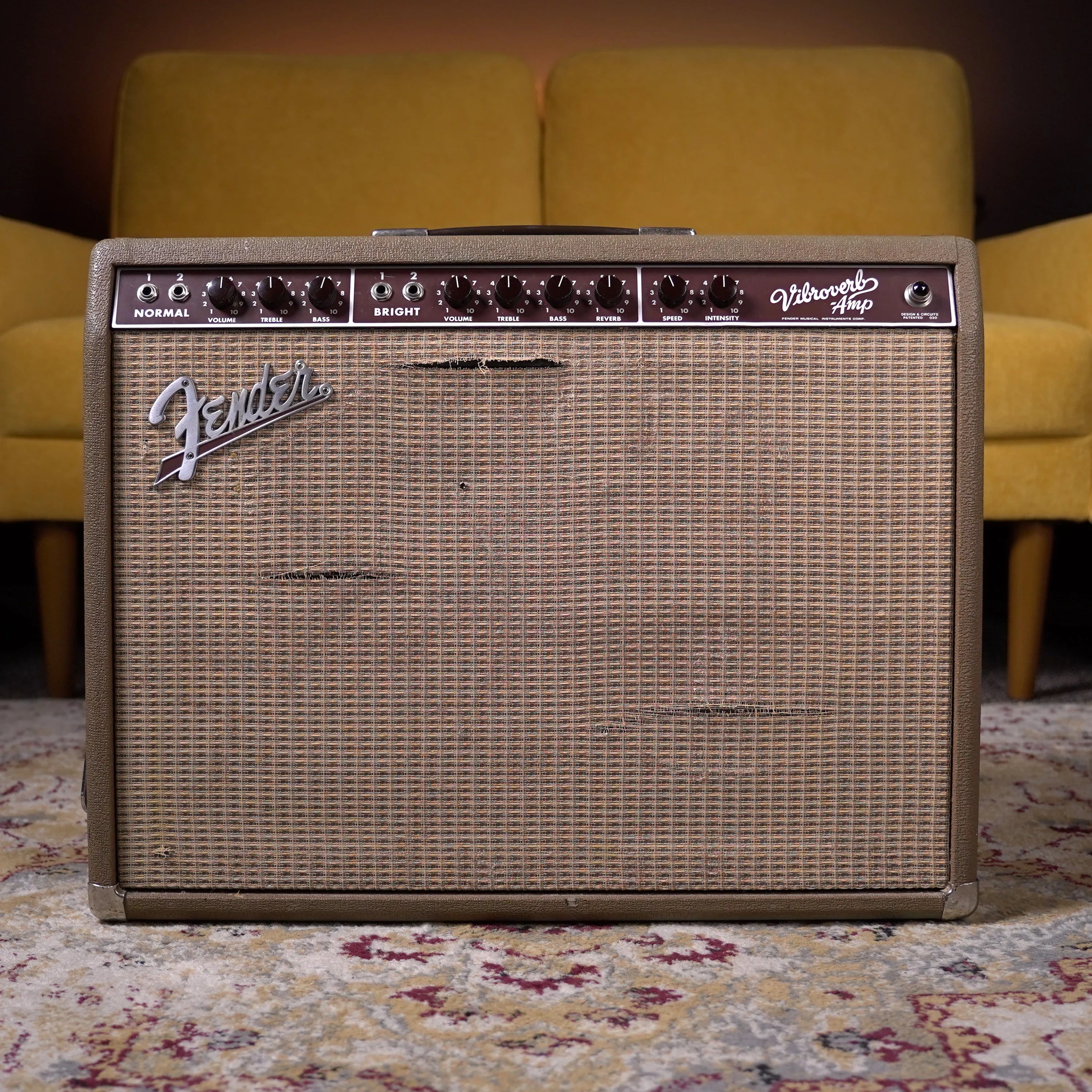 1990 Fender Vibroverb Reissue – High Voltage Guitars