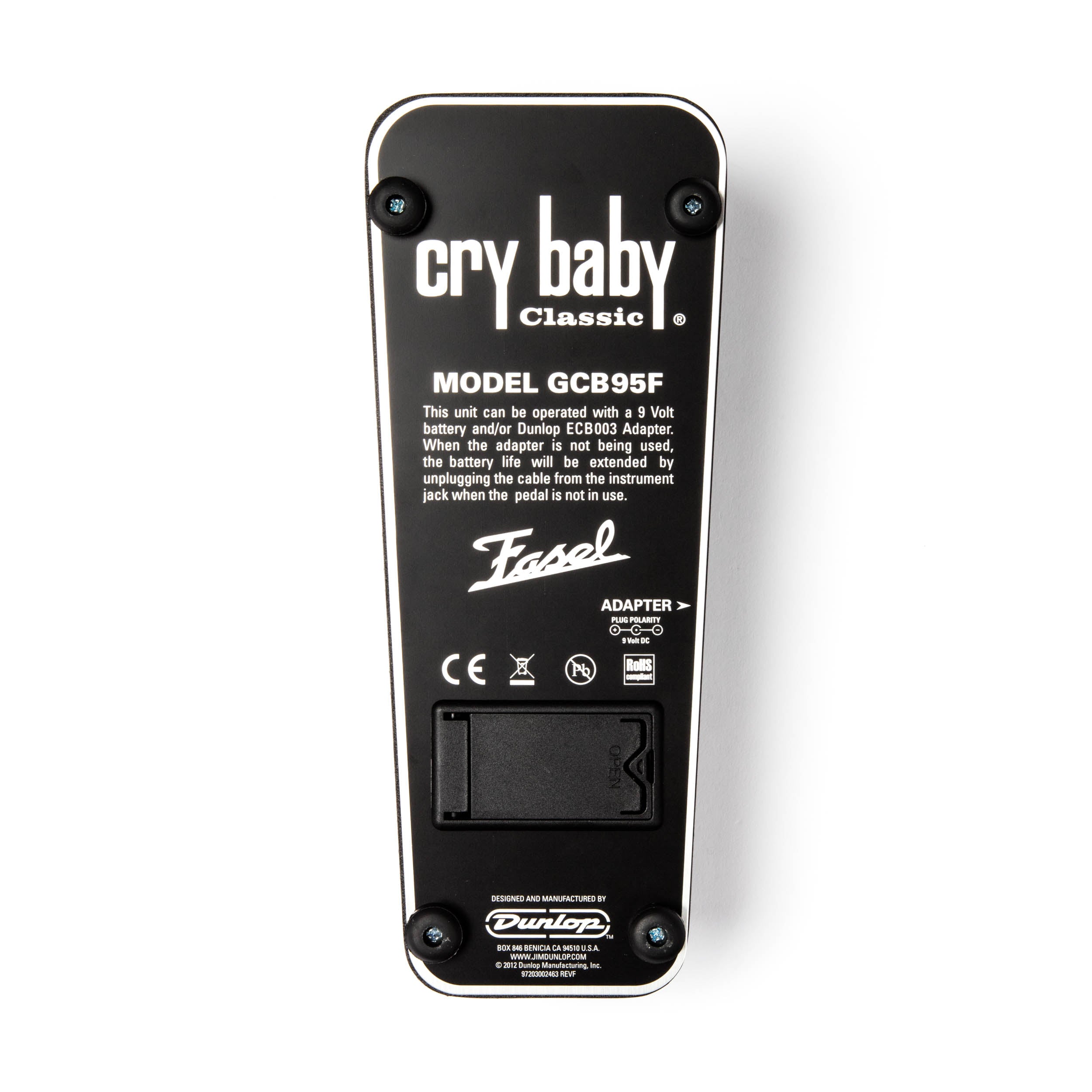 Dunlop GCB95F Crybaby Classic Wah – High Voltage Guitars