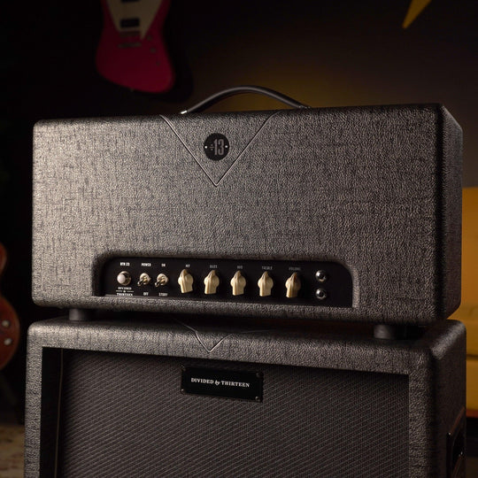 Divided By 13 BTR 23 Head w/ 1x12 Rock Block Cab - Pewter Trout Tolex