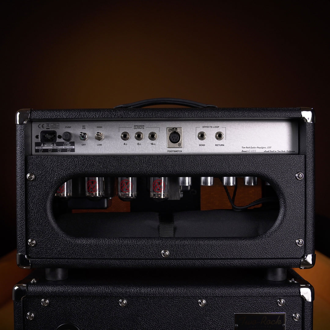 Two-Rock Classic Reverb Signature 100w Head w/ 2x12 Cab - Black Bronco