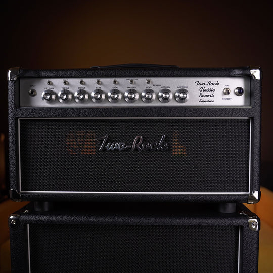 Two-Rock Classic Reverb Signature 100w Head w/ 2x12 Cab - Black Bronco