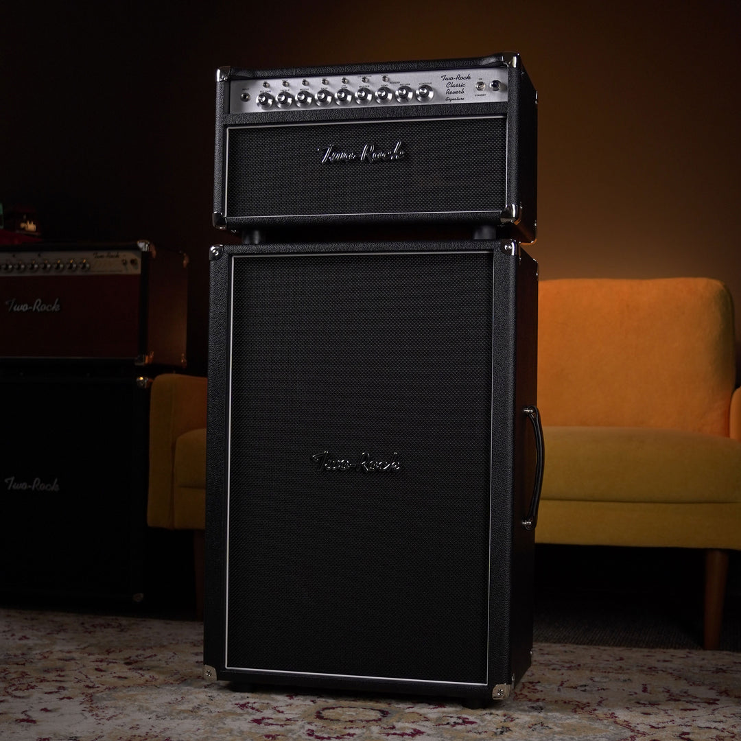 Two-Rock Classic Reverb Signature 100w Head w/ 2x12 Cab - Black Bronco