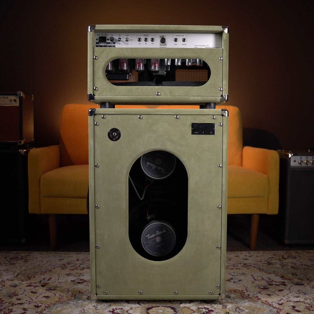Two-Rock Classic Reverb Signature 100w Head w/ 2x12 Cab - Moss Green Suede