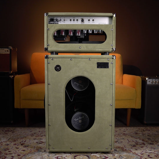Two-Rock Classic Reverb Signature 100w Head w/ 2x12 Cab - Moss Green Suede