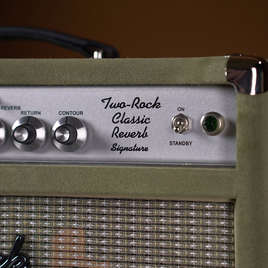 Two-Rock Classic Reverb Signature 100w Head w/ 2x12 Cab - Moss Green Suede