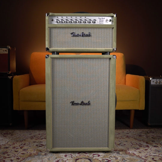 Two-Rock Classic Reverb Signature 100w Head w/ 2x12 Cab - Moss Green Suede