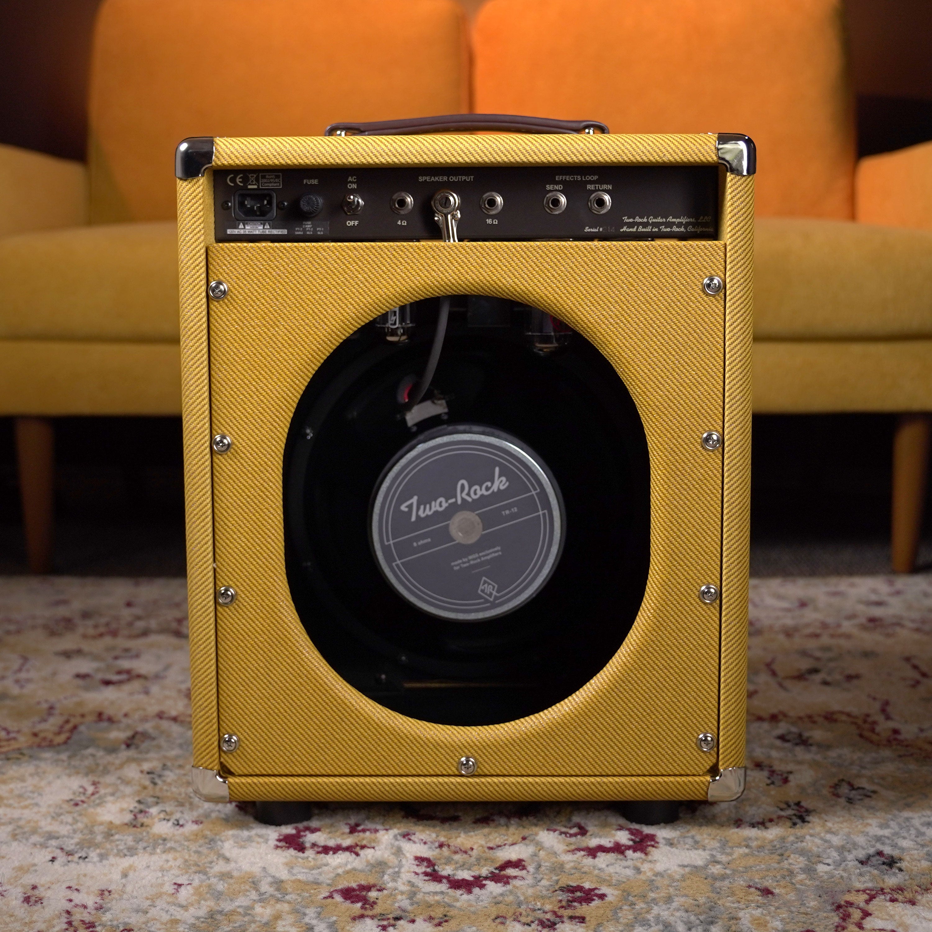 Two-Rock Burnside Combo 1x12 - Amber Lacquered Tweed – High