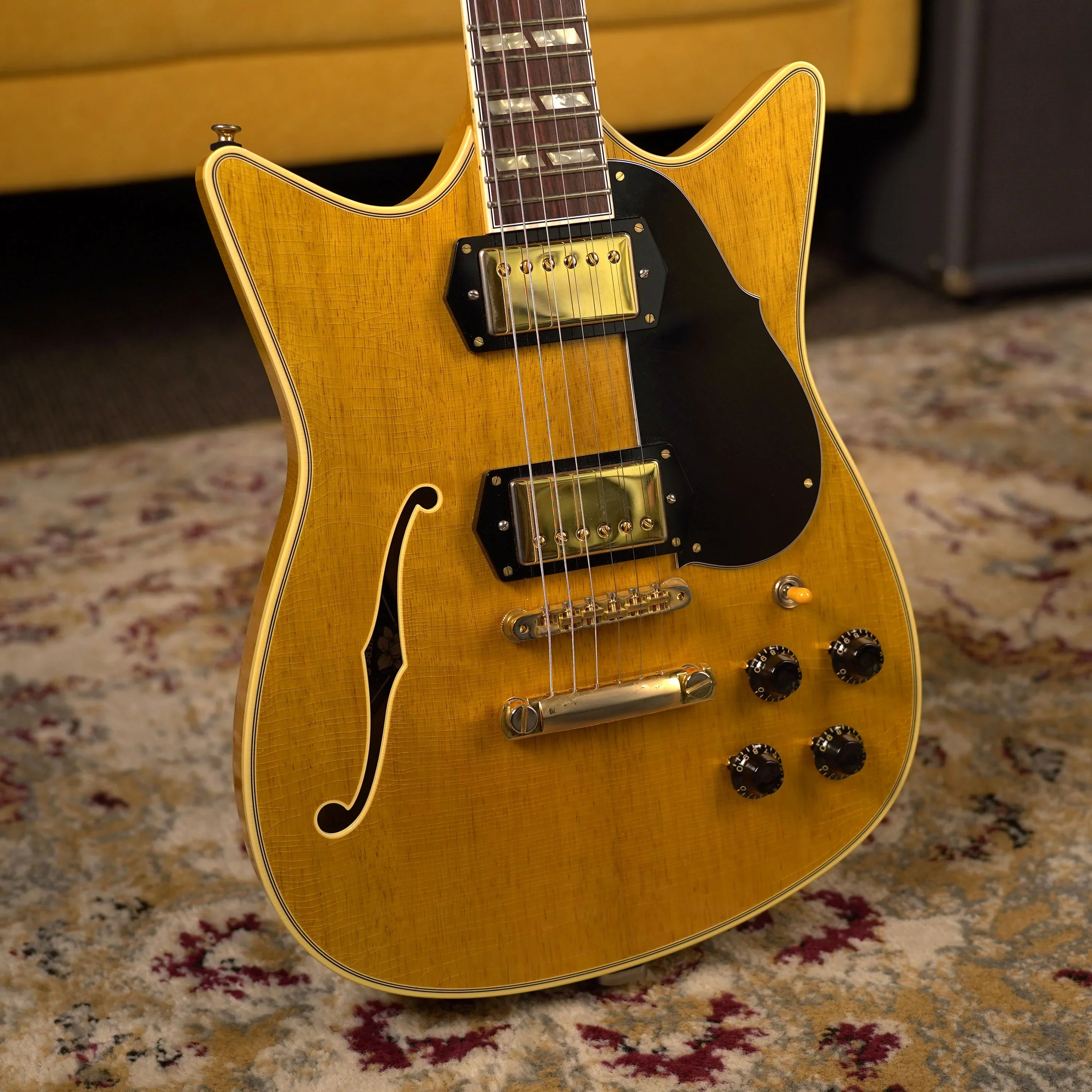 Frank Brothers Arcade Thinline - Amber – High Voltage Guitars