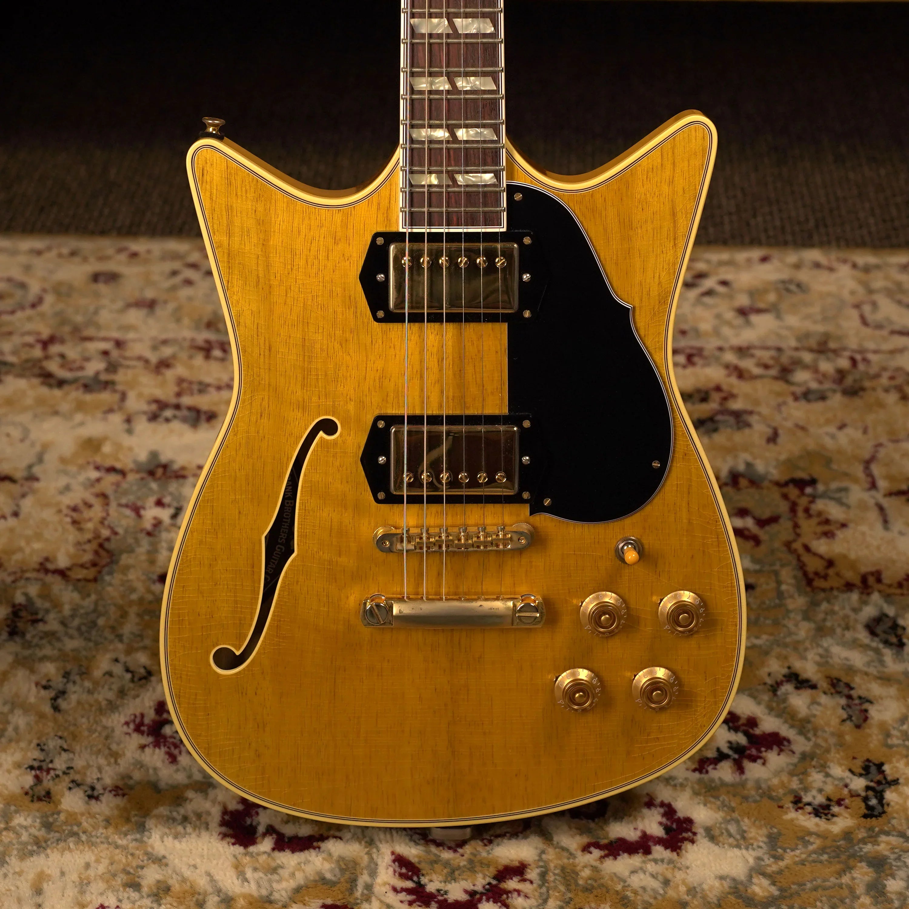Frank Brothers Arcade Thinline - Amber – High Voltage Guitars