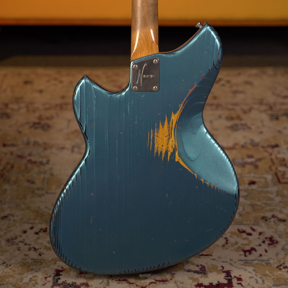 Novo Serus J - Lake Placid Blue over '64 3-Tone Sunburst