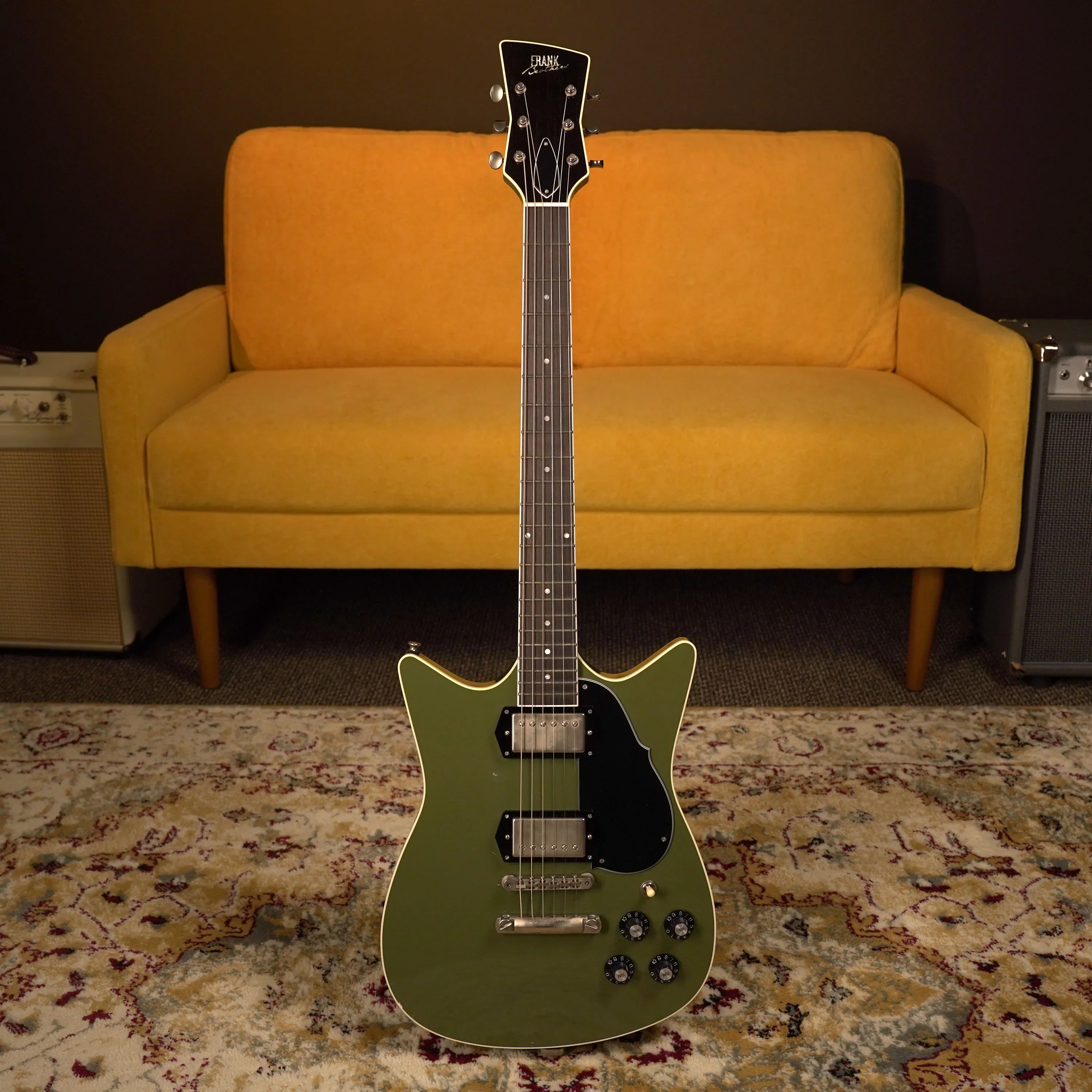 Frank Brothers Arcade One - Olive Drab – High Voltage Guitars