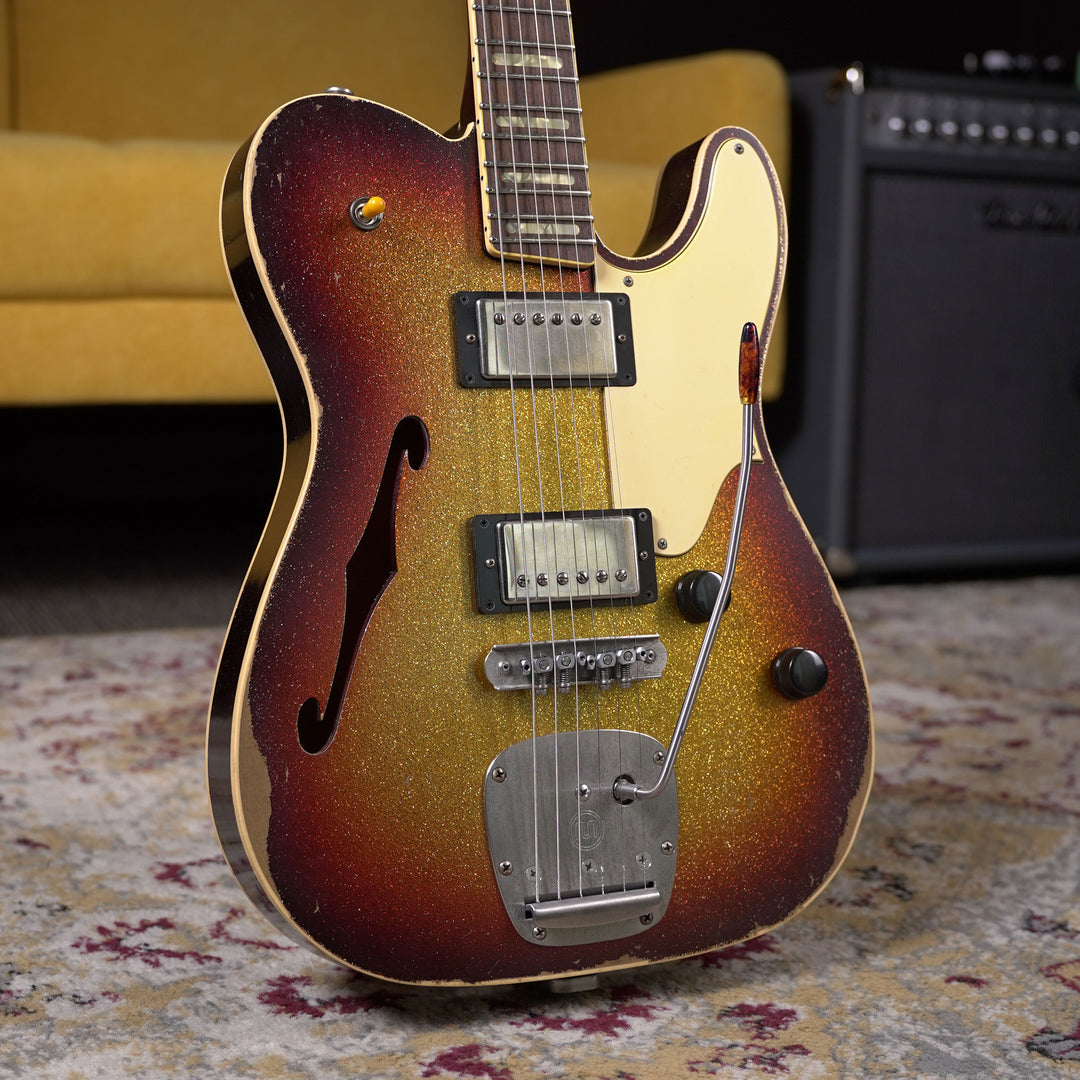 Castedosa Marianna Semi-Hollow - 3-Tone Sunburst Sparkle