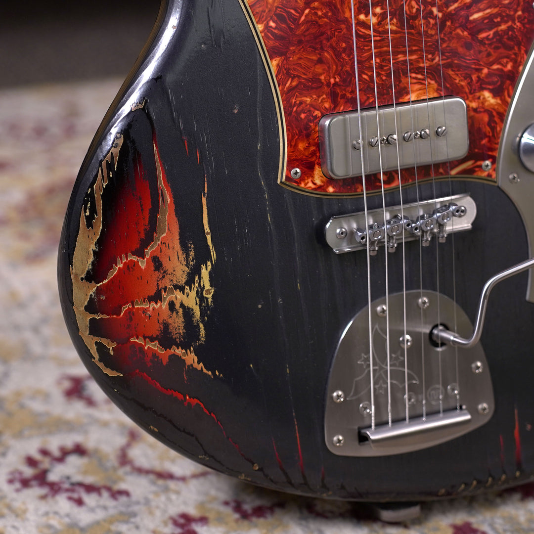 Novo Serus J - Charcoal Frost over '64 3-Tone Burst