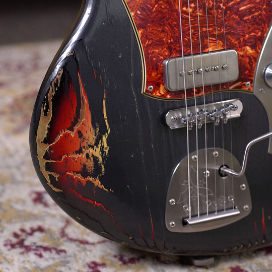 Novo Serus J - Charcoal Frost over '64 3-Tone Burst