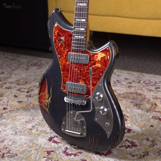 Novo Serus J - Charcoal Frost over '64 3-Tone Burst