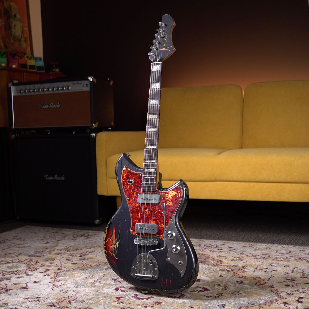 Novo Serus J - Charcoal Frost over '64 3-Tone Burst