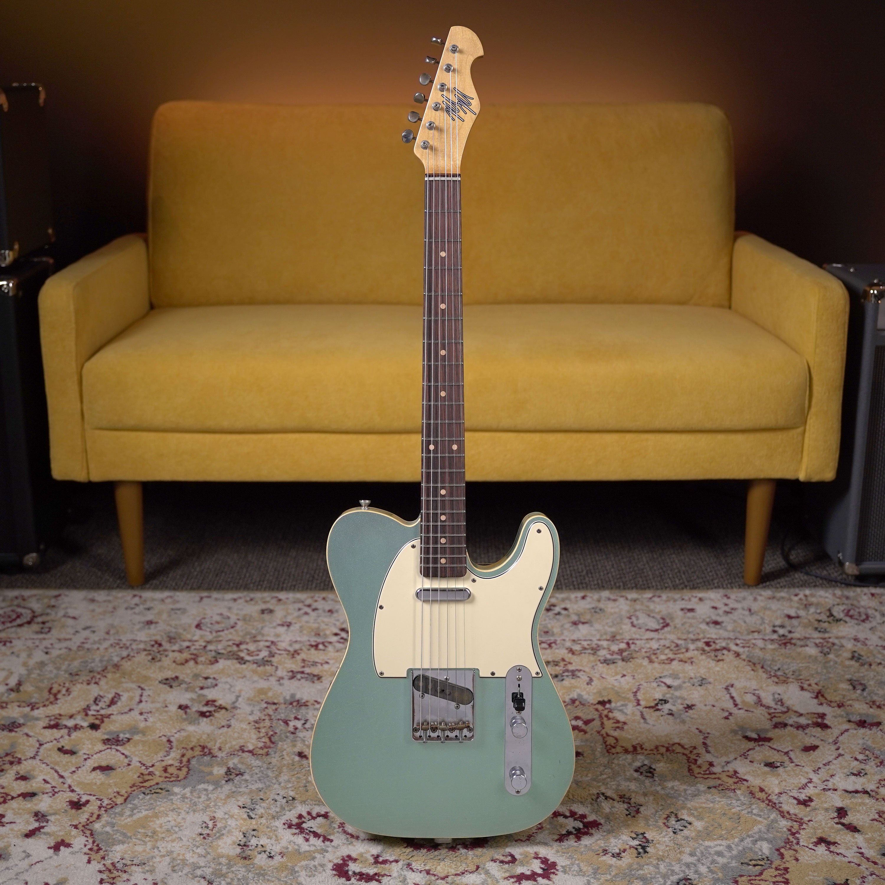 Mario Martin T-Style - Aged Firemist Silver – High Voltage Guitars