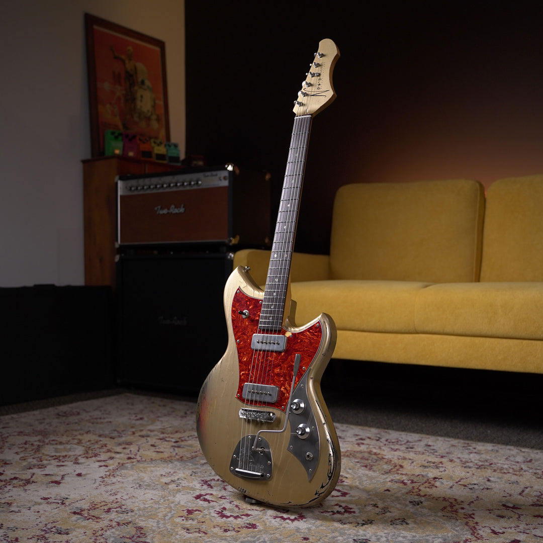 Novo Serus J - Shoreline Gold over '64 3-Tone Burst