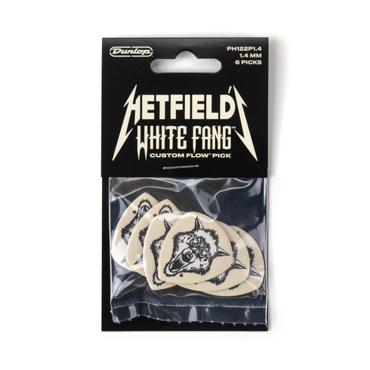 HETFIELD'S WHITE FANG™ CUSTOM FLOW® PICK 1.4MM 6pk