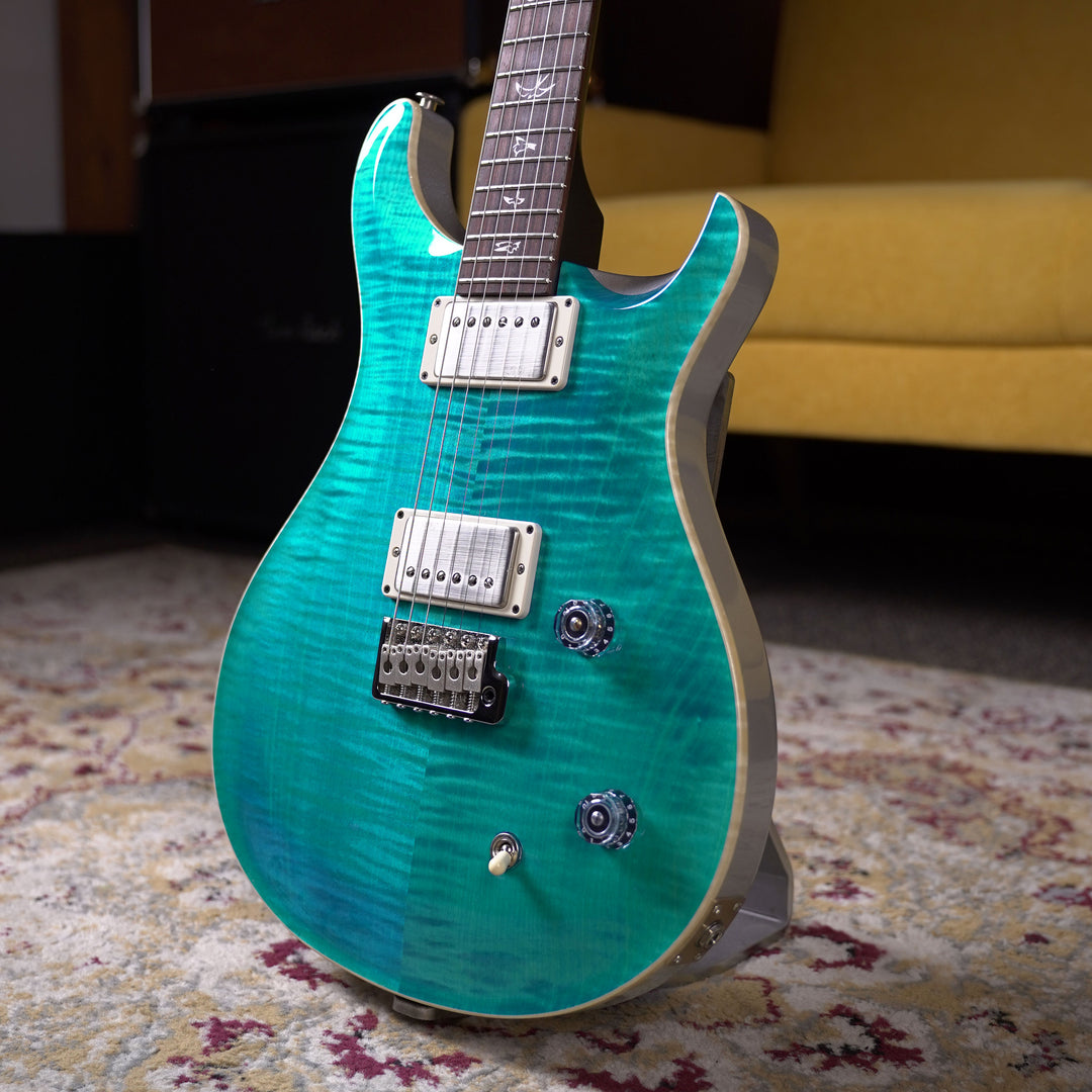 PRS CE 22 - Sprayer's Choice (Carroll Blue w/ Silver back and Black Satin Neck)
