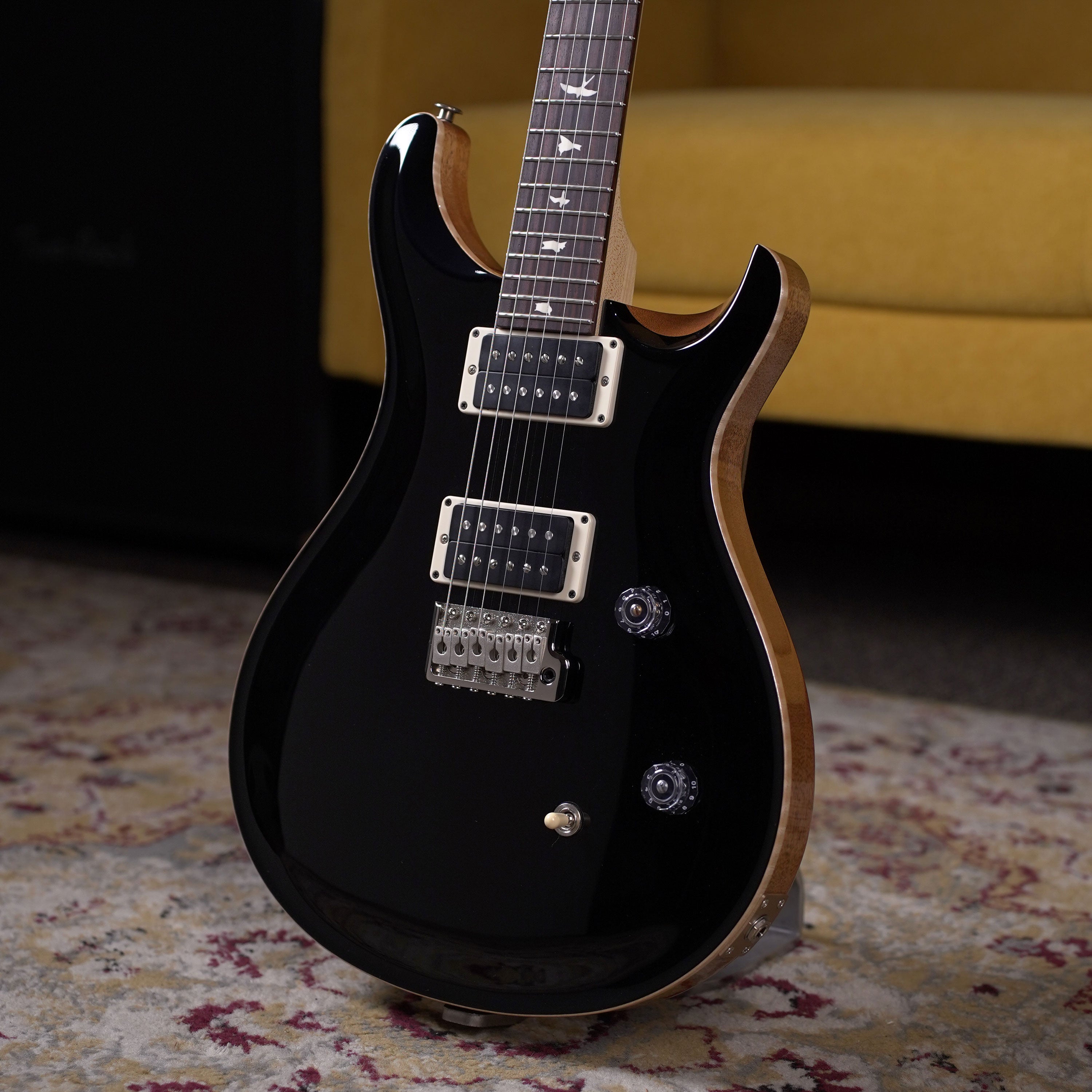 PRS CE 24 - Black Top w/ Natural Back – High Voltage Guitars