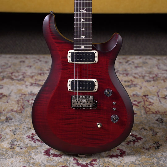 PRS S2 Custom 24-08 Satin - Fire Red Burst
