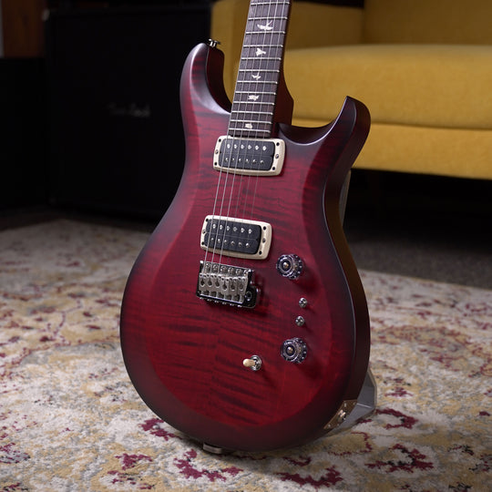 PRS S2 Custom 24-08 Satin - Fire Red Burst