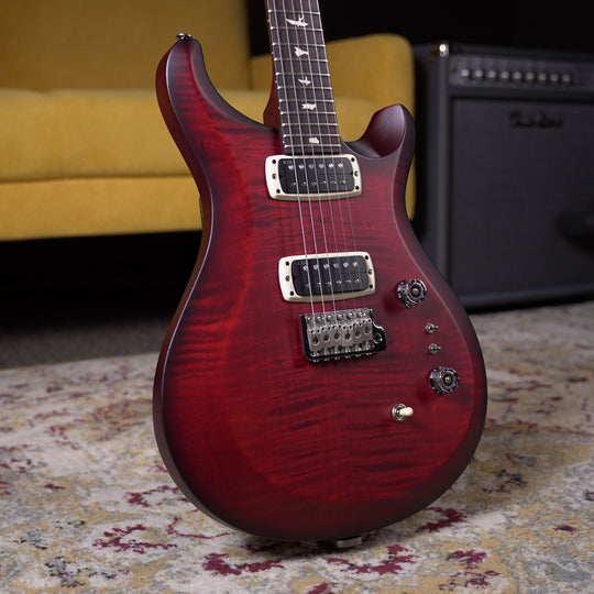 PRS S2 Custom 24-08 Satin - Fire Red Burst