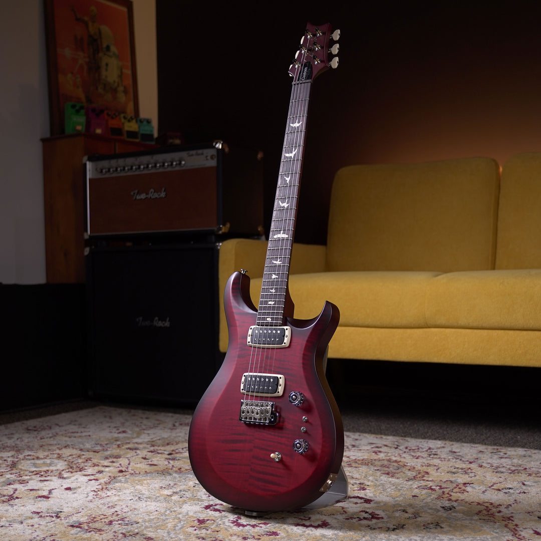 PRS S2 Custom 24-08 Satin - Fire Red Burst