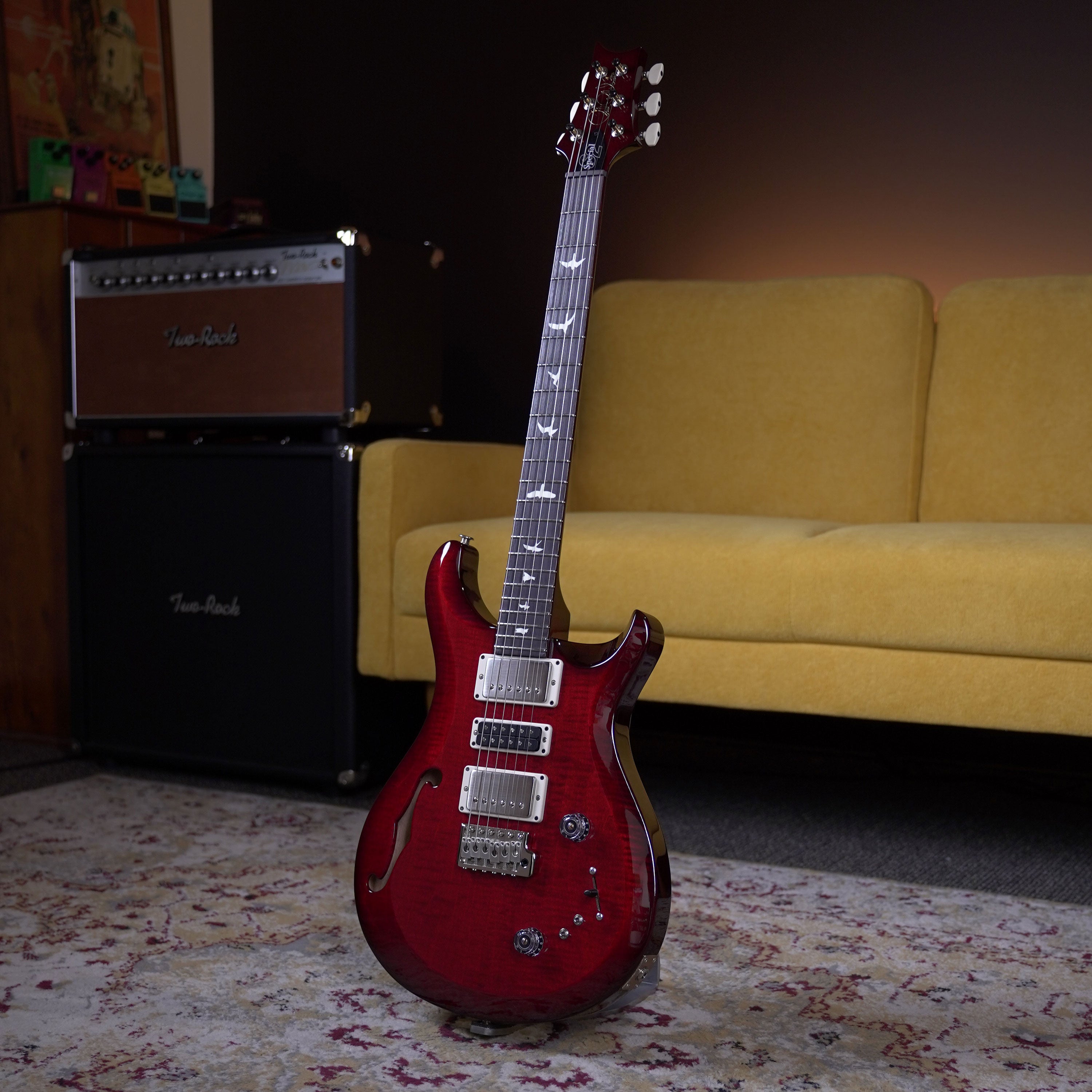 PRS S2 Special Semi-Hollow - Fire Red Burst – High Voltage Guitars