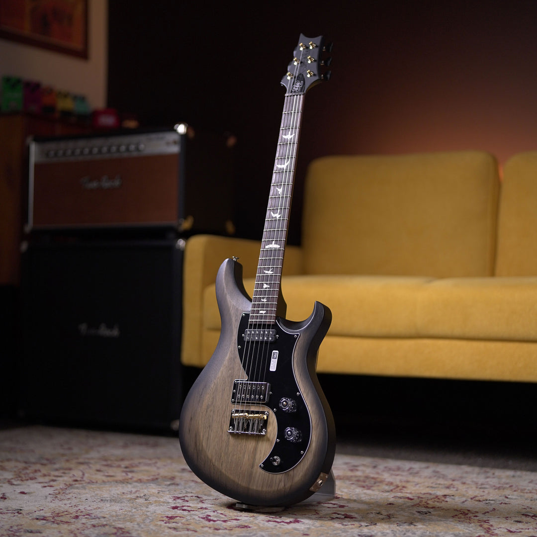 PRS S2 Vela Black Limba Satin - Natural Smokeburst