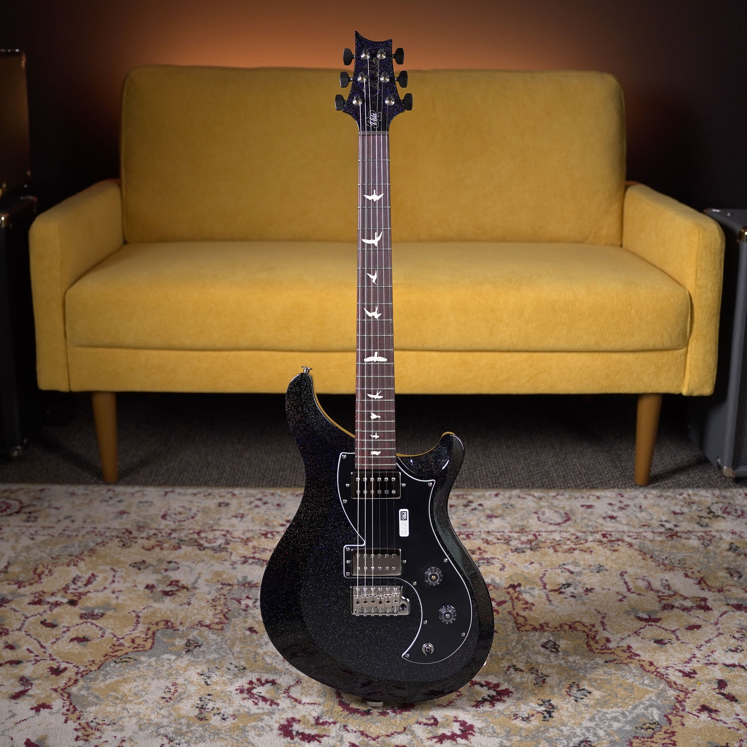 PRS S2 Vela HHT - Black Rainbow Holoflake – High Voltage Guitars
