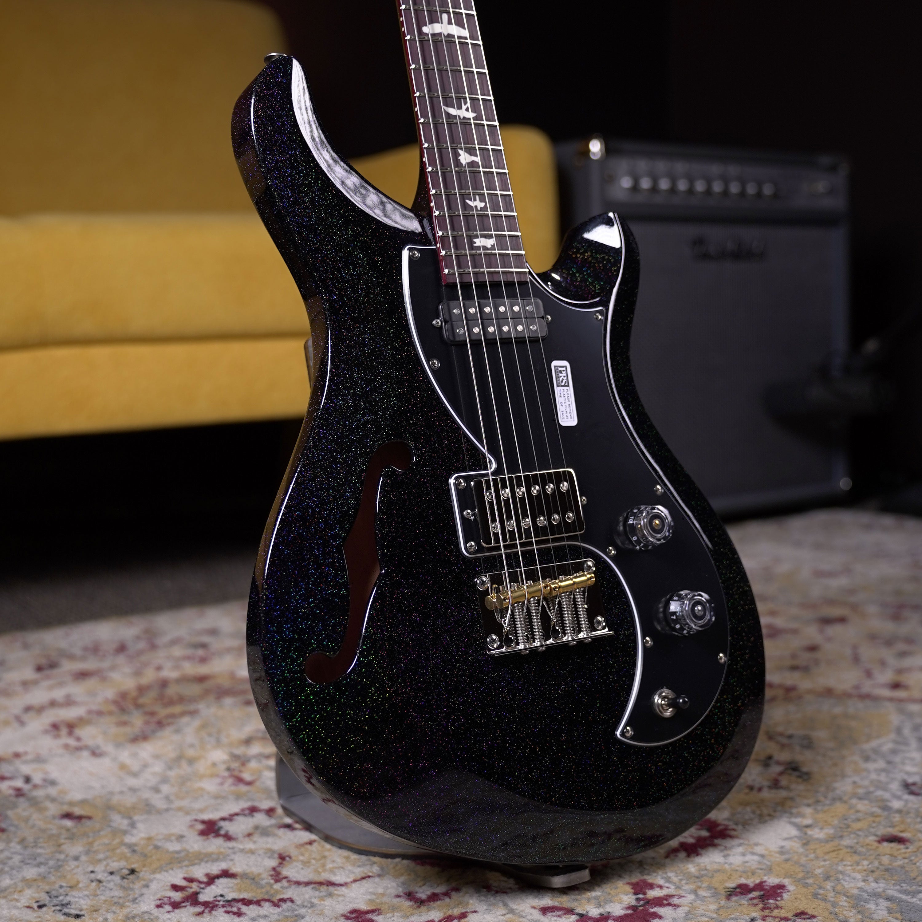 PRS S2 Vela Semi-Hollow - Black Rainbow Hollowflake – High Voltage