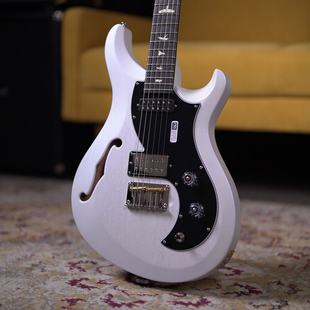 PRS S2 Vela Semi-Hollow Satin - Pearl White