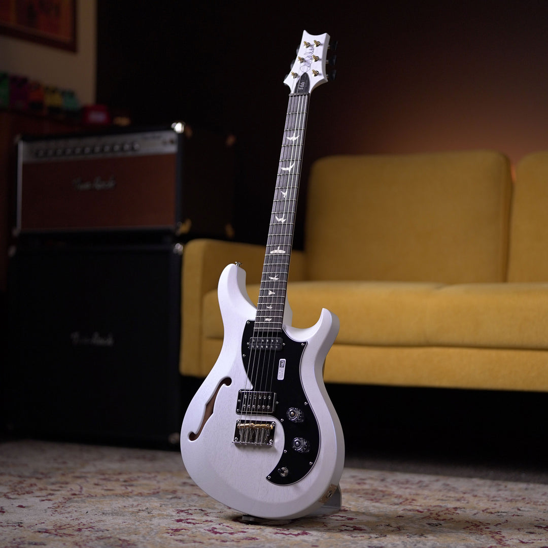 PRS S2 Vela Semi-Hollow Satin - Pearl White