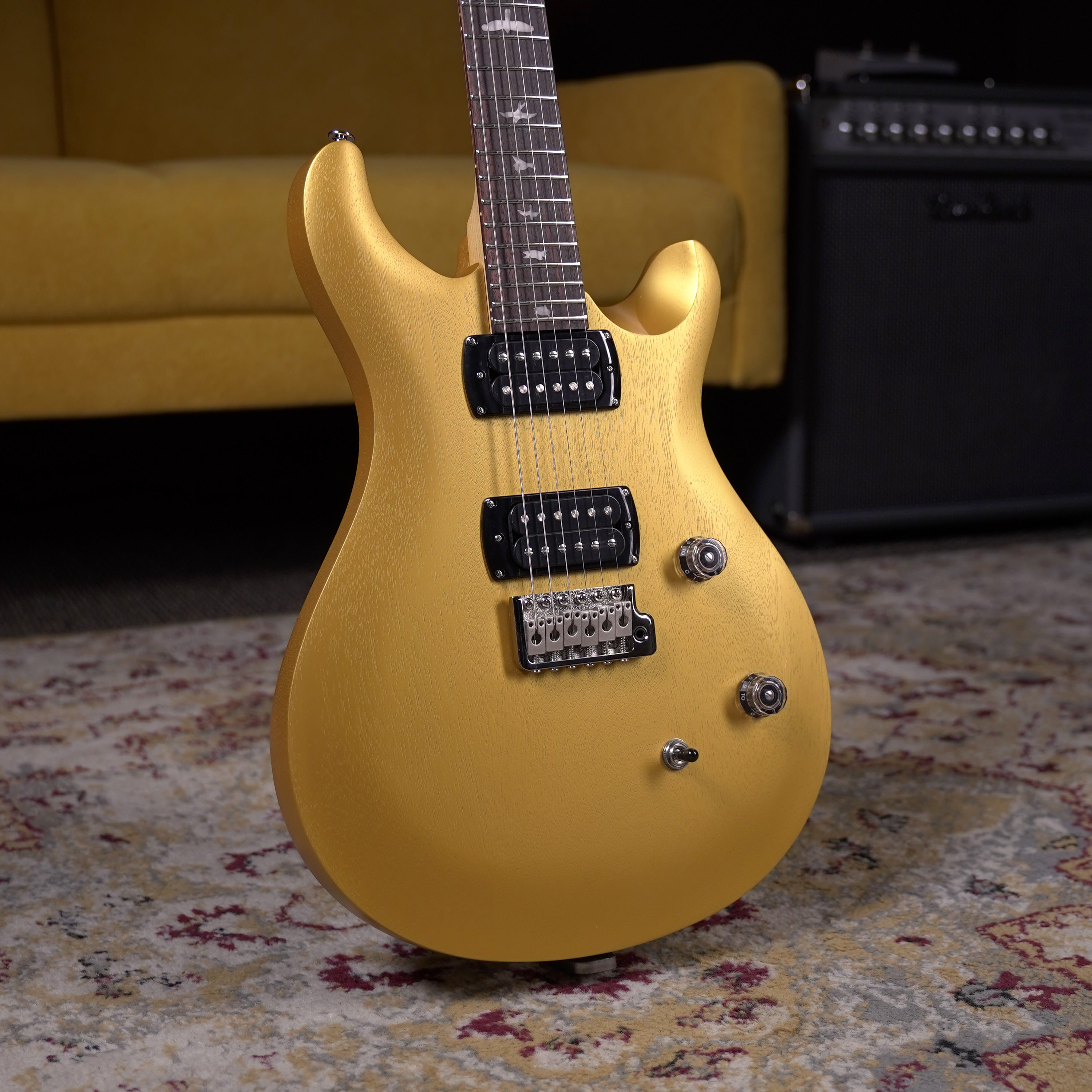 PRS SE CE 24 Standard Satin - Metallic Gold Satin – High Voltage