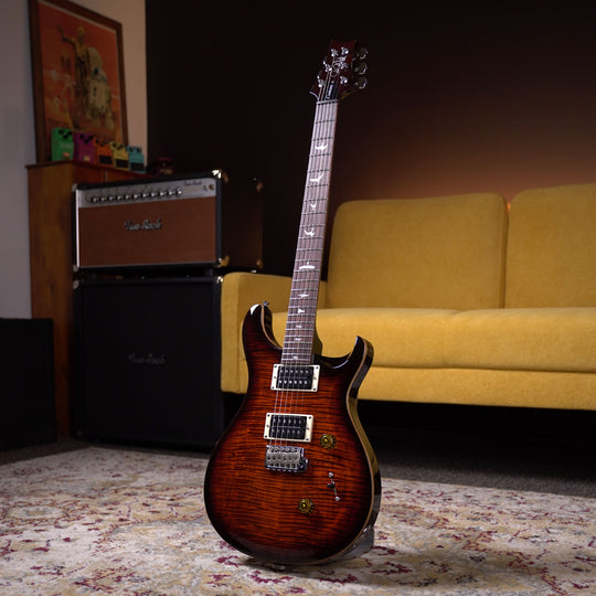 PRS SE Custom 24 - Orange Tiger Smokeburst