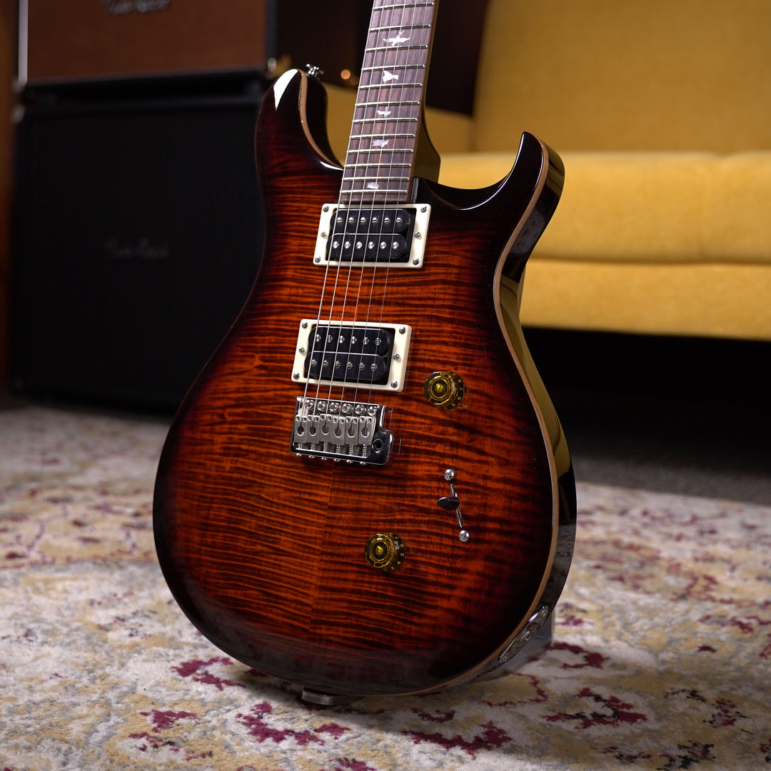 PRS SE Custom 24 - Orange Tiger Smokeburst
